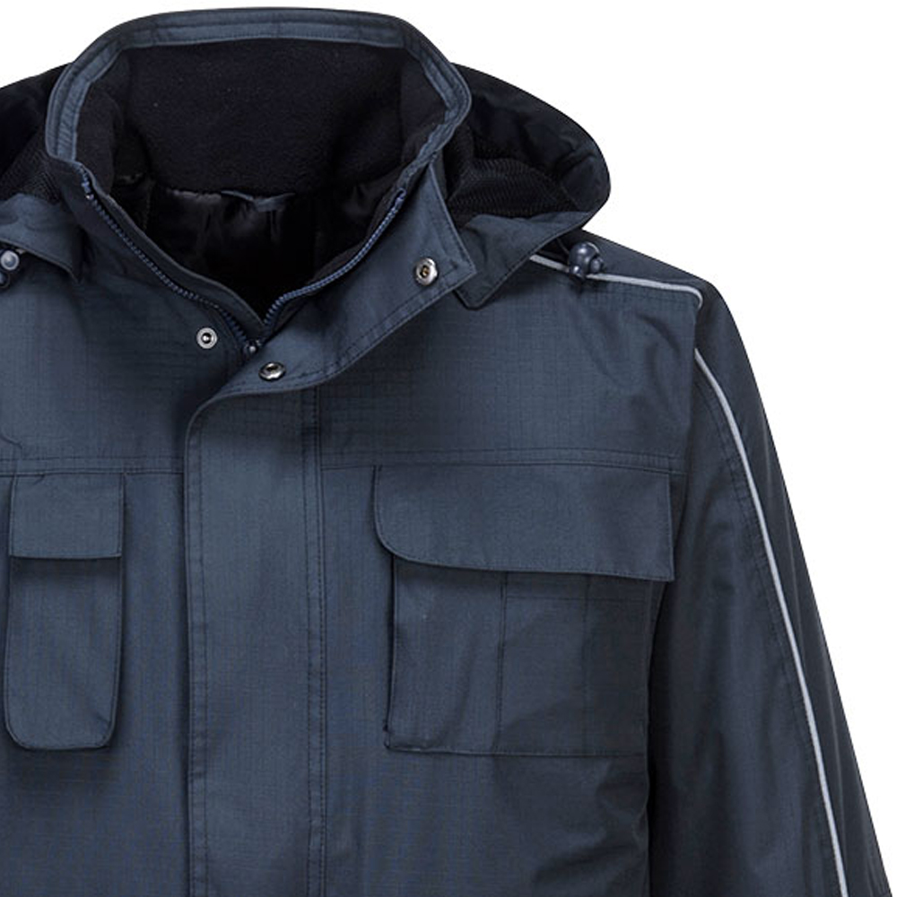 Multi pocket clearance waterproof jacket